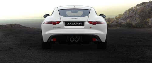 Full Rear View of Jaguar F Type S Coupe