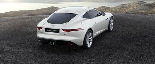 F Type S Coupe Rear angle view