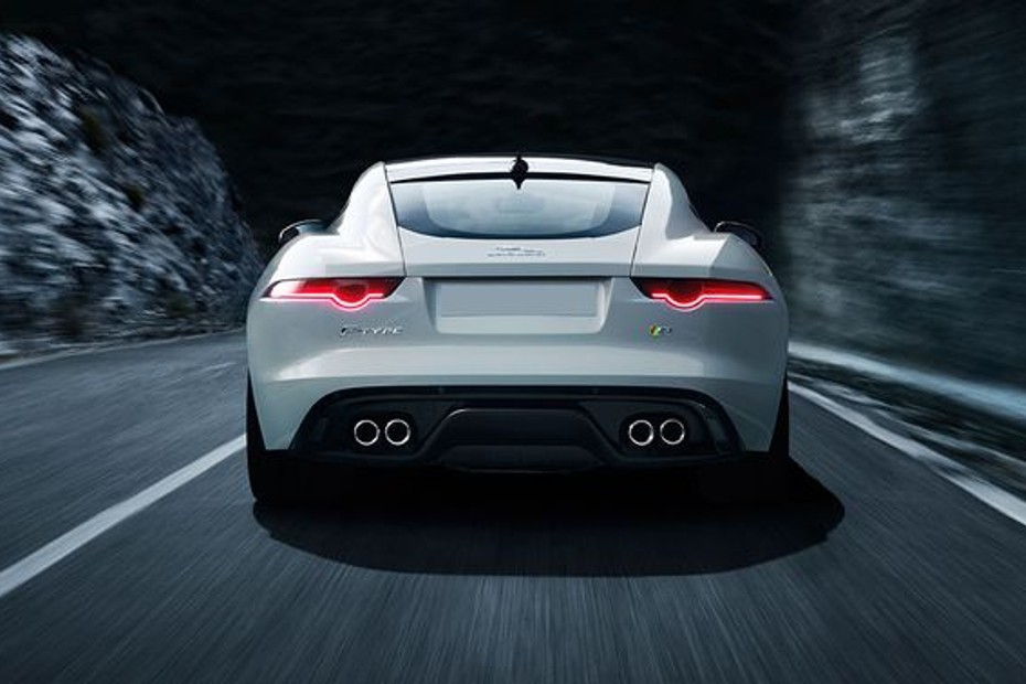 Full Rear View of Jaguar F Type R AWD Coupe in UAE