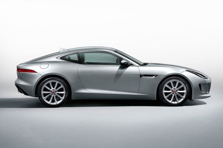 F Type R AWD Coupe Side view in UAE