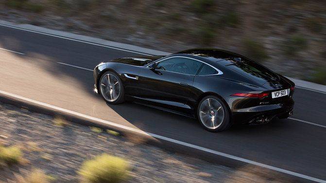F Type R AWD Coupe Side view F Type R AWD Coupe Side view