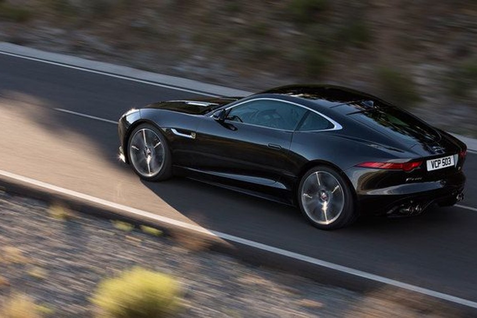 F Type R AWD Coupe Side view in UAE