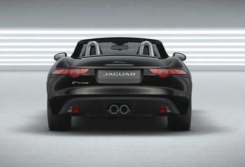 Full Rear View of Jaguar F Type Convertible