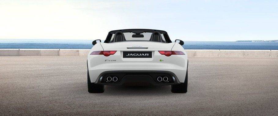 Full Rear View of Jaguar F-Type R AWD Convertible Full Rear View of Jaguar F-Type R AWD Convertible