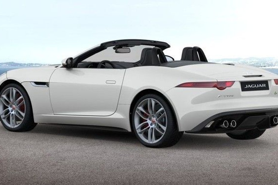 F-Type R AWD Convertible Side view in UAE