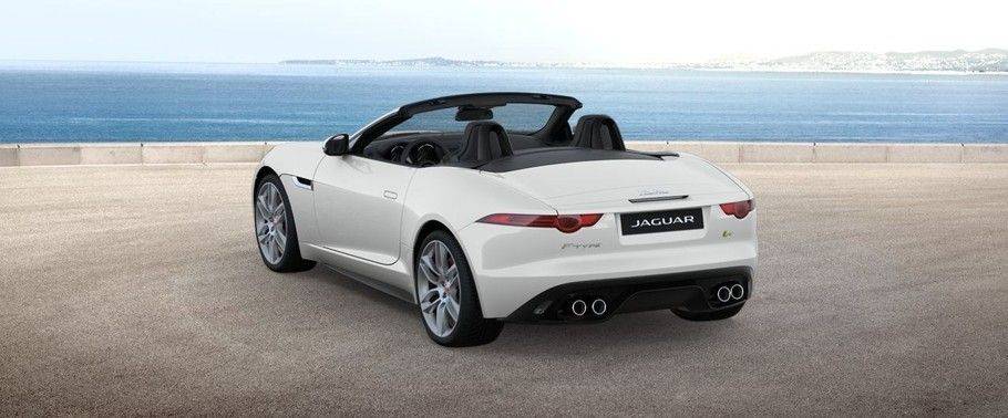 Rear Medium View of Jaguar F-Type R AWD Convertible Rear Medium View of Jaguar F-Type R AWD Convertible