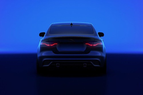 Full Rear View of Jaguar XE