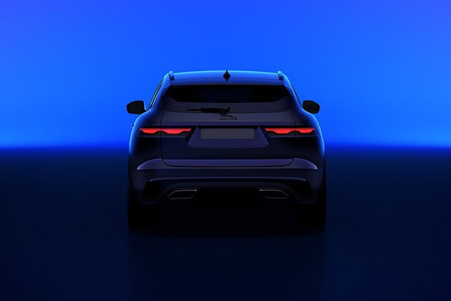 Full Rear View of Jaguar F-Pace in UAE