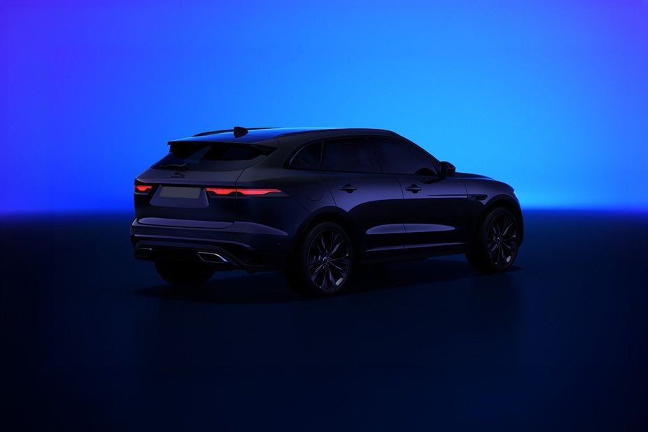 F-Pace Rear angle view in UAE