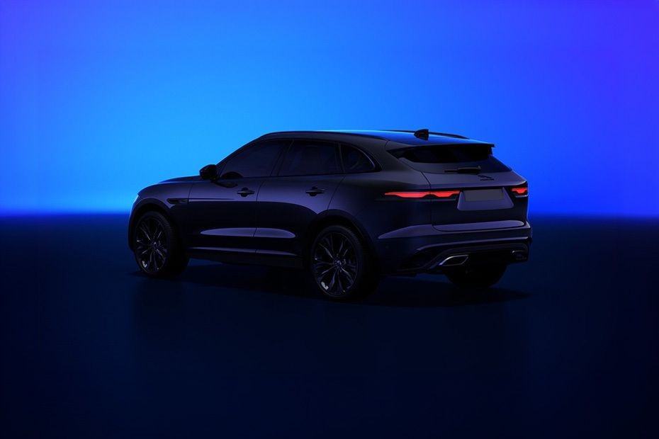 Rear Cross Side View of Jaguar F-Pace in UAE