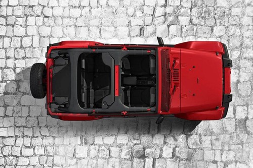Top View of Wrangler Unlimited