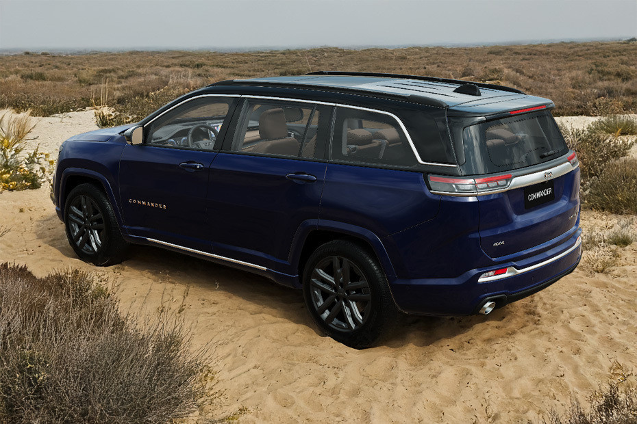 Rear Cross View of Jeep Commander in UAE