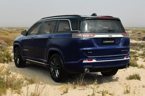 Rear Medium View of Jeep Commander