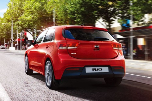 Rear Medium View of KIA Rio 5-Door
