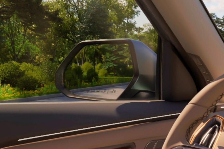 KIA EV5 Drivers Side Mirror Rear Angle in UAE