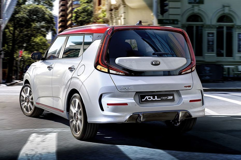 Rear Cross Side View of KIA Soul in UAE