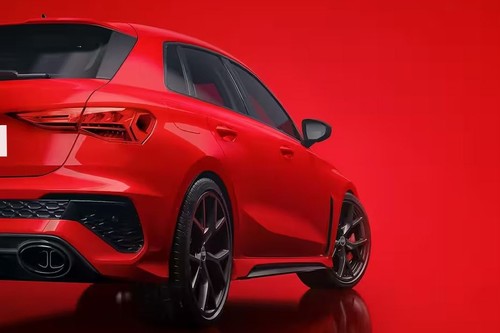 Audi RS3 Sportback Drivers Side Mirror Rear Angle