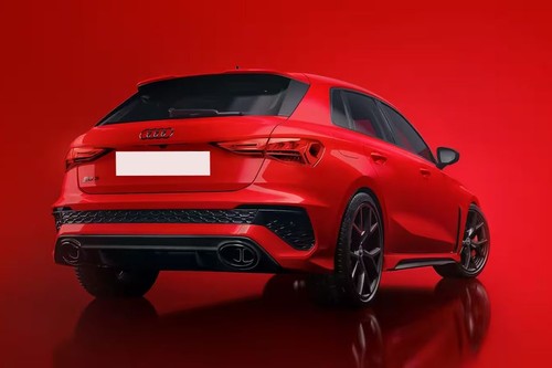 RS3 Sportback Rear angle view