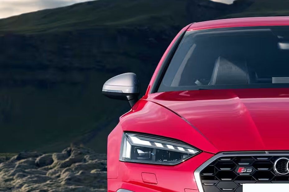 Audi S5 Coupe Drivers Side Mirror Front Angle in UAE