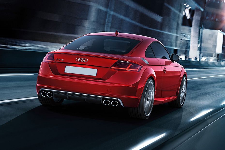 TTS Coupe Rear Low Angle View in UAE