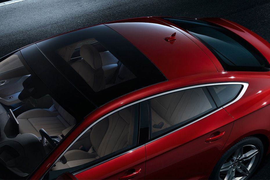 Top View of A5 Sportback in UAE