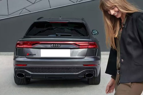 Full Rear View of Audi RS Q8