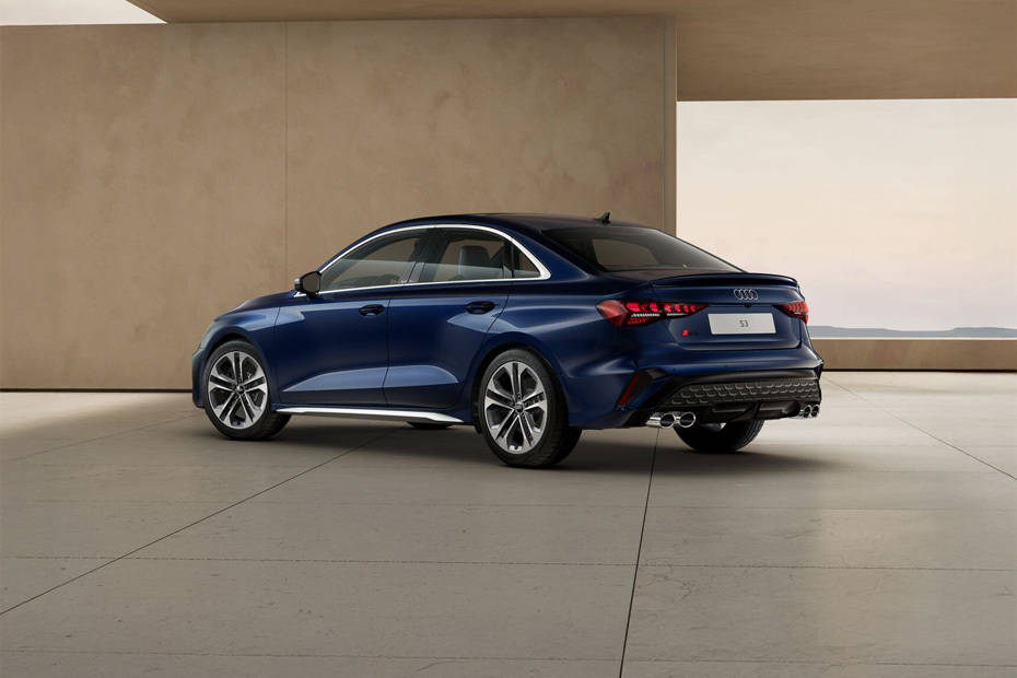 Rear Cross Side View of Audi S3 Rear Cross Side View of Audi S3