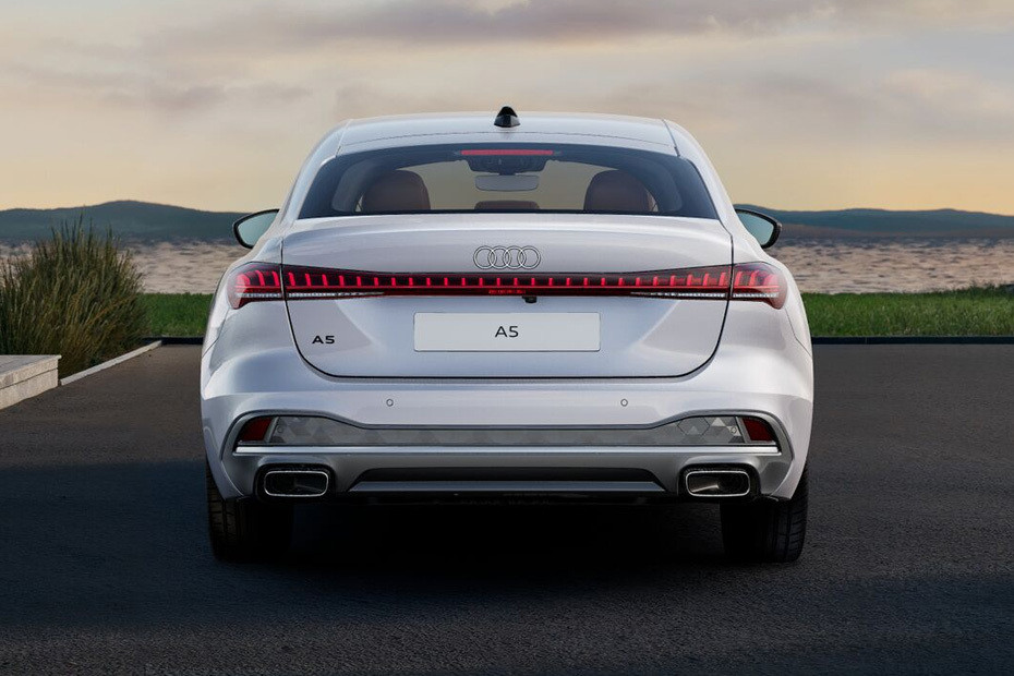 Full Rear View of Audi A5 Sedan in UAE