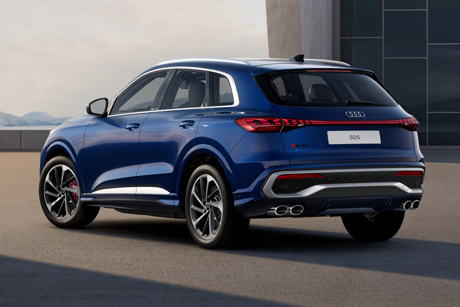 Rear Cross Side View of Audi SQ5 in UAE