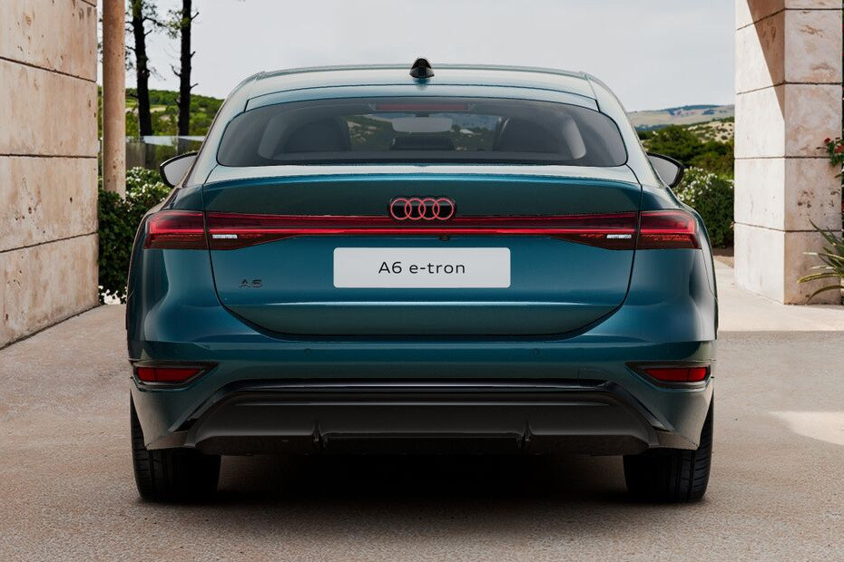 Full Rear View of Audi A6 E-tron Full Rear View of Audi A6 E-tron