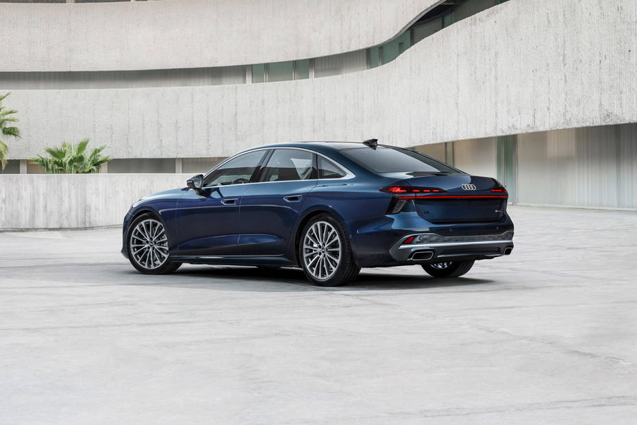 Rear Cross Side View of Audi A6 2025 Rear Cross Side View of Audi A6 2025