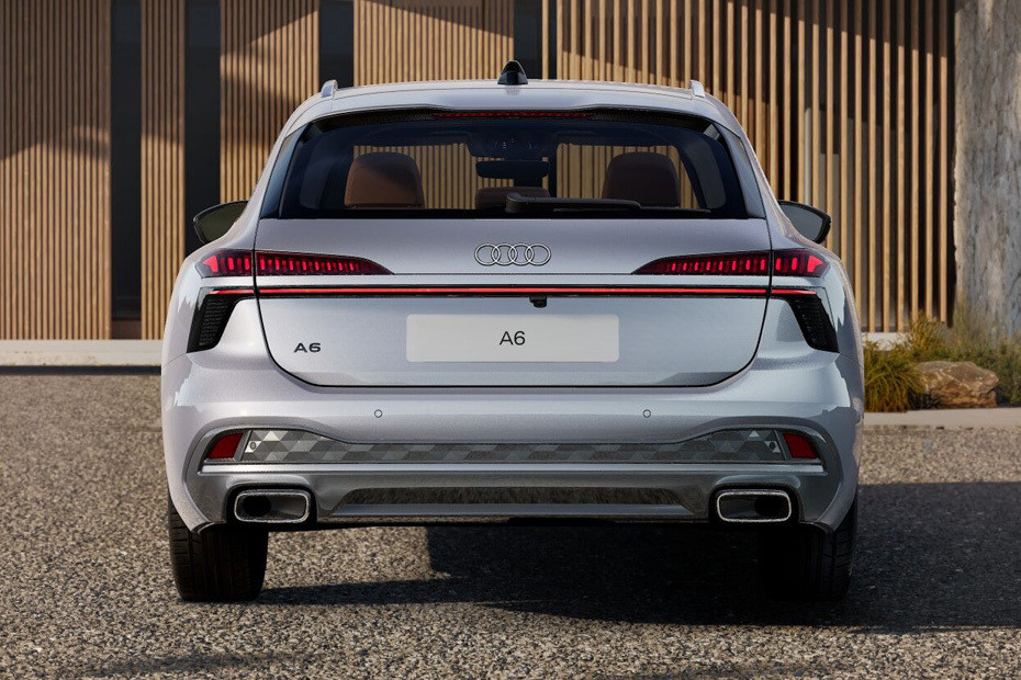 Full Rear View of Audi A6 Avant in UAE