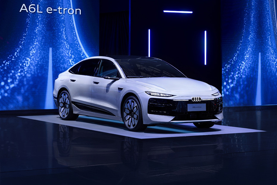 Audi A6L e-tron Front Medium View in UAE