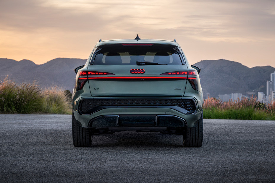 Full Rear View of Audi Q3 2026 in UAE