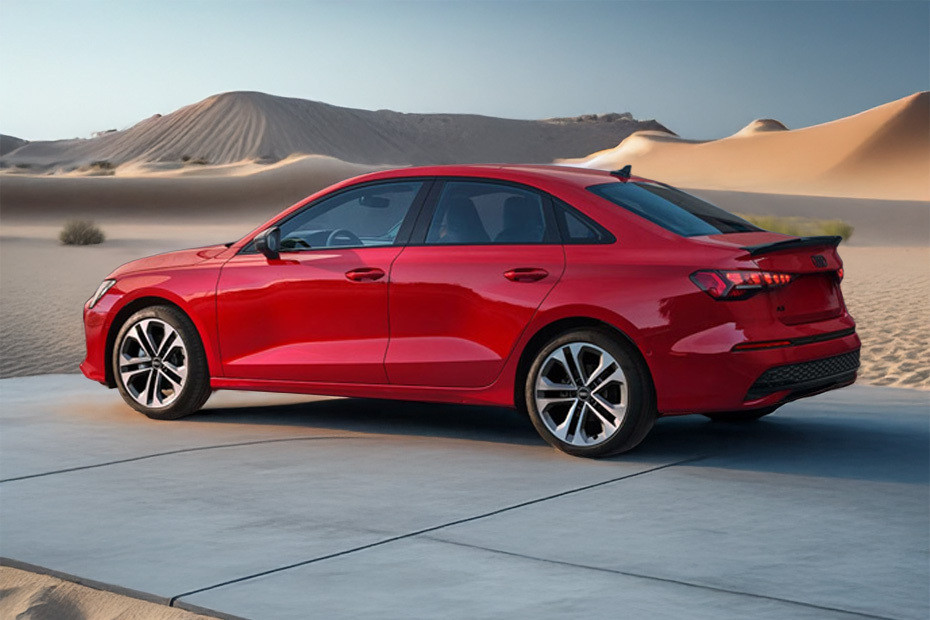 Rear Cross View of Audi A3 in UAE