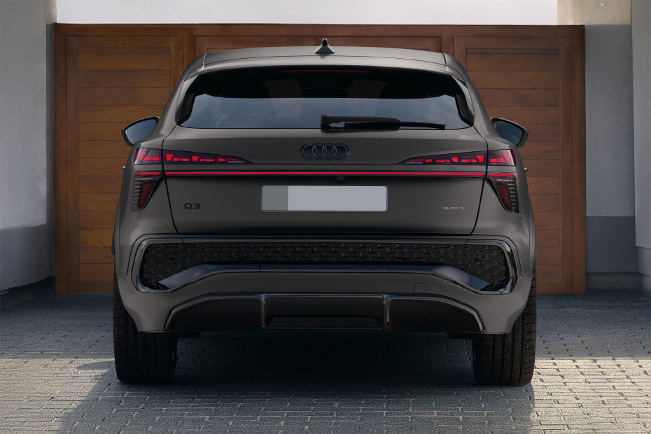Full Rear View of Audi Q3 Sportback