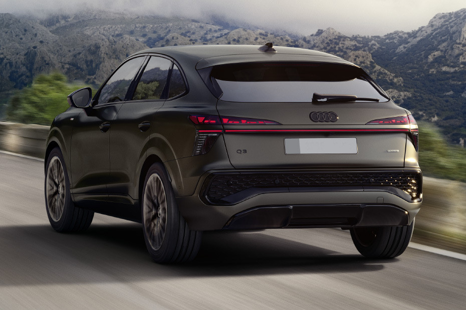 Rear Medium View of Audi Q3 Sportback