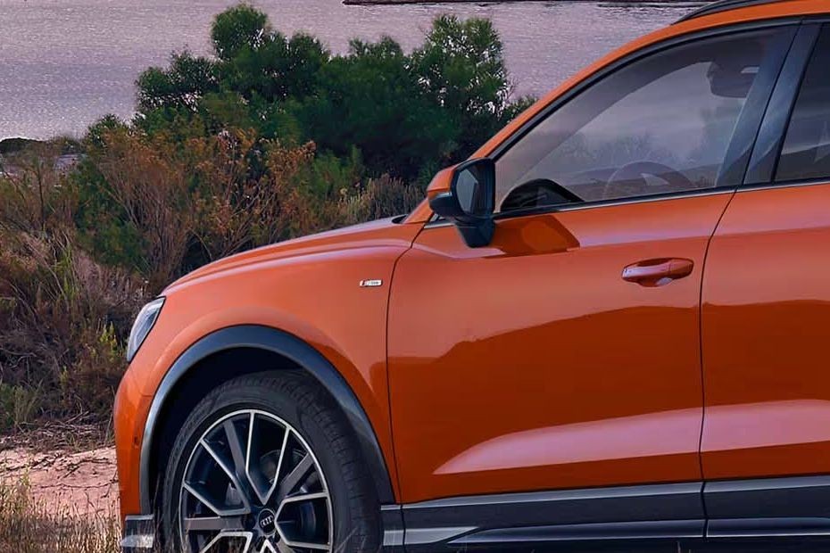 Audi Q3 Drivers Side Mirror Rear Angle in UAE