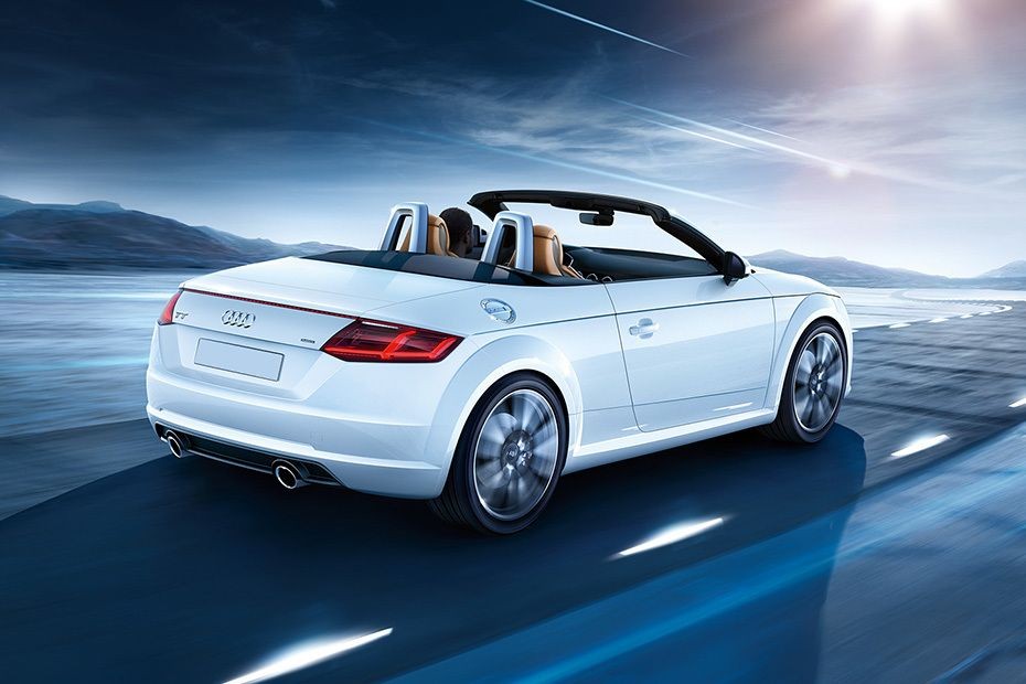 TT Roadster Rear angle view in UAE