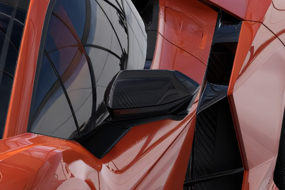 Lamborghini Revuelto Drivers Side Mirror Front Angle