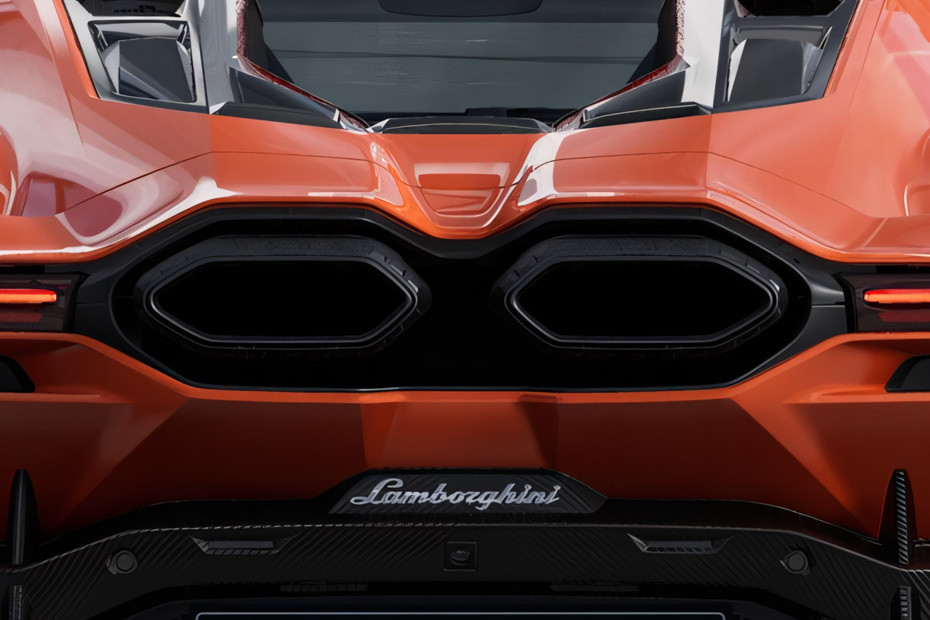 Exhaust Pipe of Lamborghini Revuelto in UAE