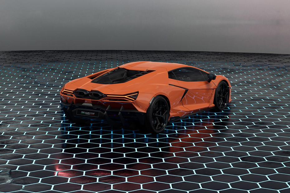 Revuelto Rear angle view