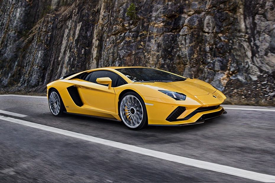 Lamborghini Aventador Front Cross Side View in UAE