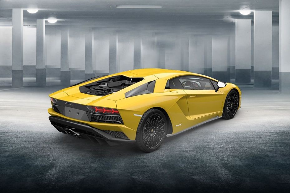 Aventador Rear angle view in UAE
