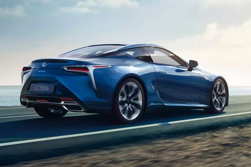 LC Hybid Rear angle view