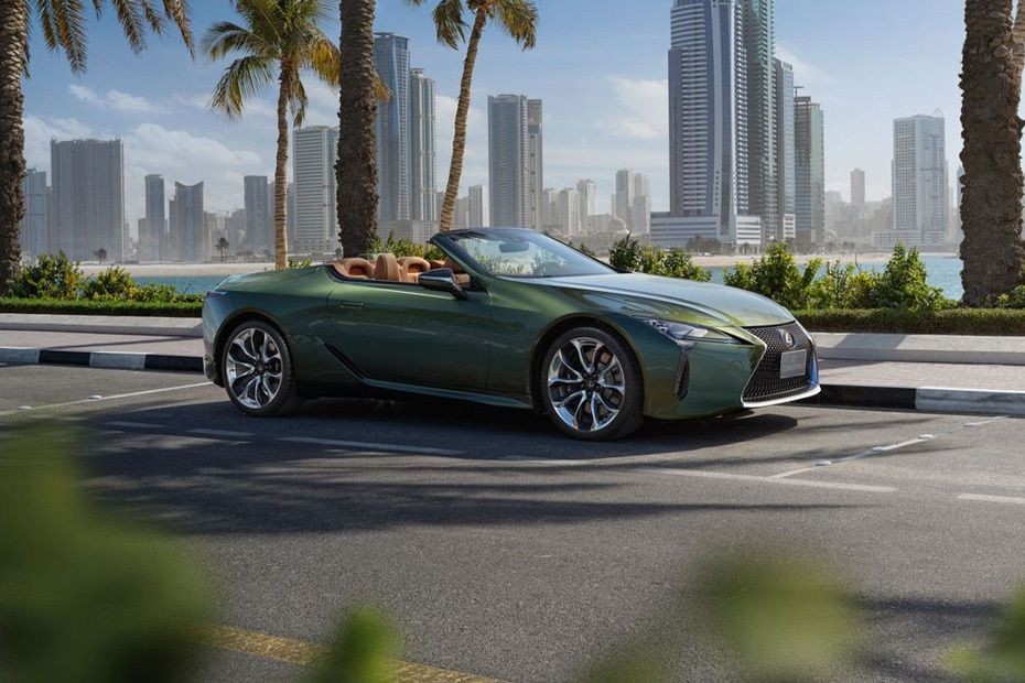 Lexus LC 500 Convertible Front Medium View in UAE