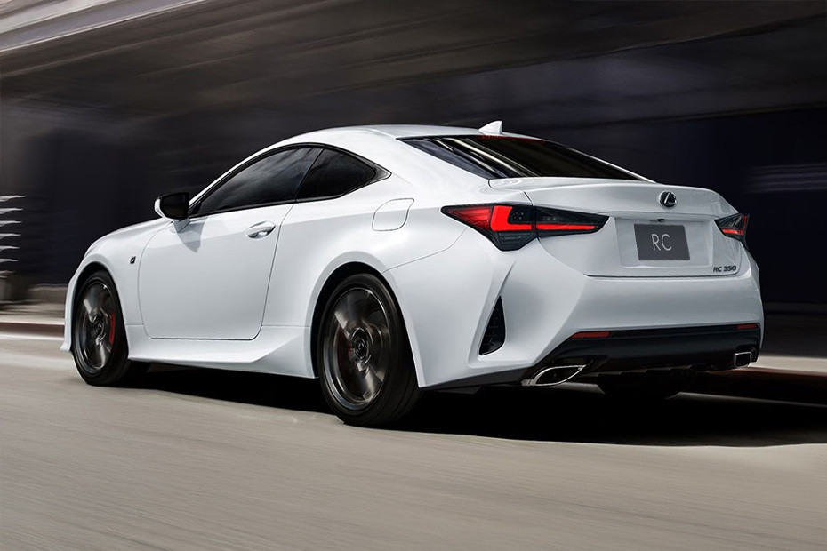 Rear Medium View of Lexus RC Rear Medium View of Lexus RC