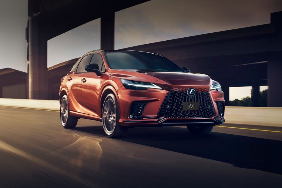 Lexus RX Hybrid Front Medium View in UAE