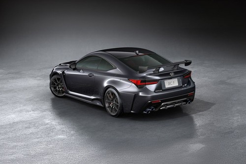 Rear Cross Side View of Lexus RC F