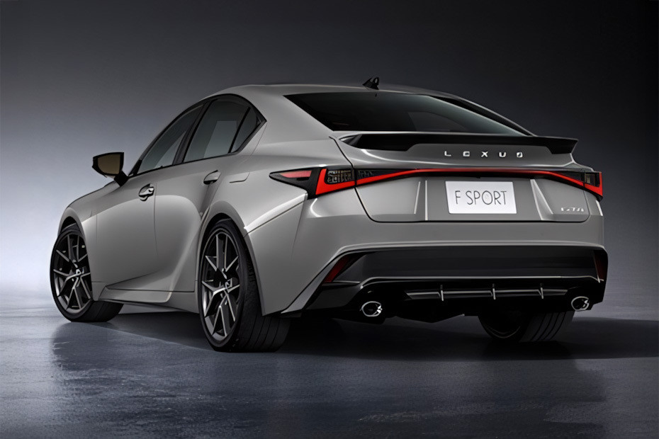 Rear Cross Side View of Lexus IS